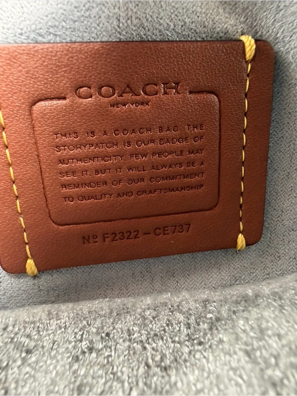 Coach Revel 24 in Grey/Blue
